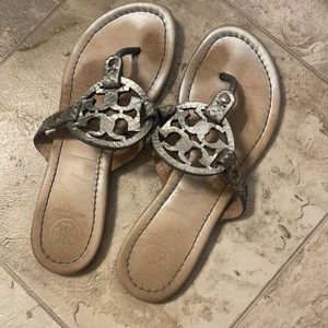 Used Tory Burch Miller Sandals. Size 7.5